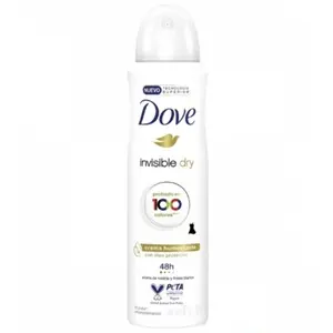 Dove Spray Invisible Dry 150ml 2pk