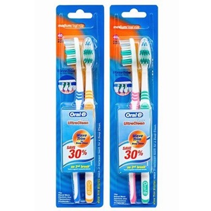 Oral-B TB CLS UL CL MED 2/PK 12pc