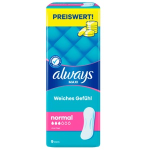 Always Maxi NORMAL SIZE #3  9ct