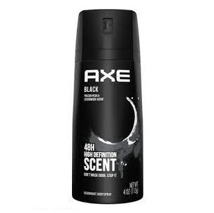 [64614] Axe Black 150ml Body Spray 6pk