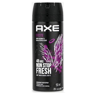 [64638] Axe Excite 150ml Body Spray 6pk