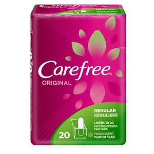 [06985] Carefree Original Regular liners 20ct