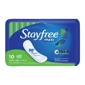[7035] STAYFREE Maxi Pads 12/10ct Super
