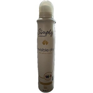[89941] Simply Deo Spray 200ml Invisible Dry