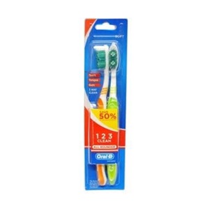 [90095] Oral-B TB 123 Rounder Soft 2ct 12pk