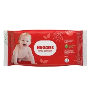 [90950] Huggies Ultra Comfort 56ct Baby Wipes
