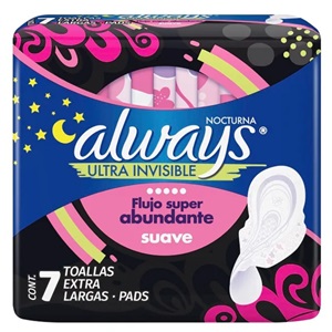 [93471] Always 7ct ULTRA INVISIBLE SUAVE XL