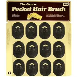 [H8004] The Genco Pocket Hair Brush Black