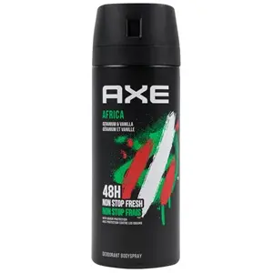 [14441] Axe Africa 48h 150ml Body Spray 6pk