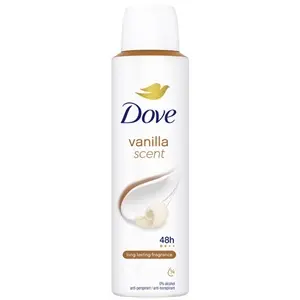 [65861] DOVE SPRAY 150ml VANILLA SCENT 6pk