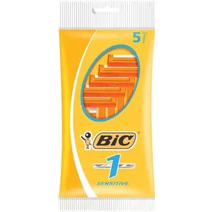 [05010] BIC 1 Sensitive Disposable Razors 5ct