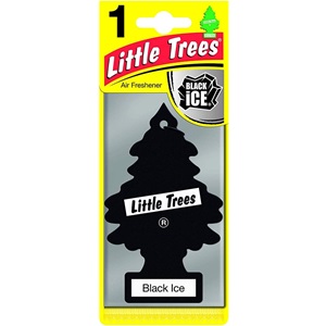 [10155] Little Trees Black Ice Car Air Freshener