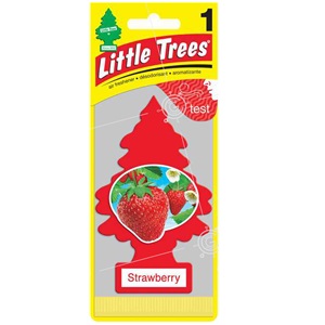 [10312] Little Trees Strawberry Car Air Freshener