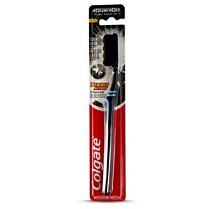 [12057] Colgate TB Double Action Charcoal Med. 12pk