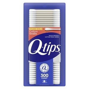 [17900] Q-Tips Cotton Swabs ANTIBAC 12/300's