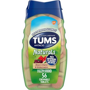 [25034] Tums 56ct Chewable Tablets Black Cherry