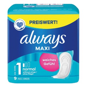 [38227] Always Maxi NORMAL SIZE #1  9ct